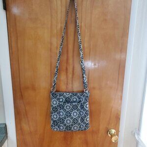 Vera Bradley Charcoal Medallion Cross Body Bag